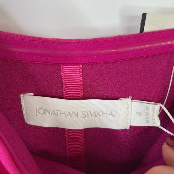 JONATHAN SIMKHAI NWT WOMEN’S BOUGAINVILLEA  JUMPSUIT SZ 4 - Picture 6 of 8